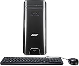 Acer Aspire Desktop, Intel Core i3-6100, 8GB DDR3, 2TB HDD, Windows 10 Home, AT3-710-UR51