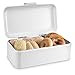 Polder KTH-916201 Retro Bread Box/Bin, White
