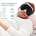 OriHea Eye Mask for Sleeping - 3D Comfort Soft Sleep Mask Men Women - Block Out Light 100% Eye Shade Cover - Adjustable Premuim Silk Foam Blindfold - Travel/Naps/Yoga/Plane/Night