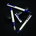 Monteverde Impressa, Fountain Pen, Silver w/Blue Trim, Fine Nib