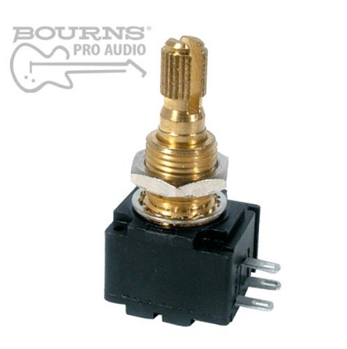 Bourns Model 95 Premium Guitar Potentiometer, 500K Linear, Knurled Split Shaft