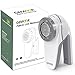GeMoor Upgrade Rechargeable Lint 6-Blade Shaver & Adjustable Shave Height for Dual Protection Quick & Effective Fabric Shaver Pill Fuzz Remover for Clothes, Sweater, Furniture