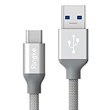 Ringke USB 3.0 Cable [3.4ft] Type C to A Port Tangle Free Durable Fast Charging Capability Sync 3.0 Connector Cord Universal Compatibility, Supports Android, Nintendo Switch, Tablets and More!