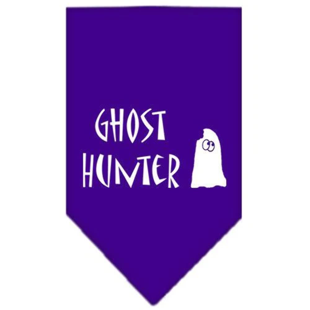 Mirage Pet Products Ghost Hunter Screen Print Bandana, Large, Purple