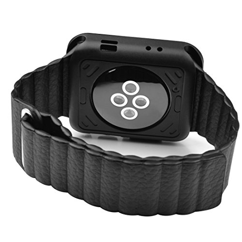 Apple Watch Case, iitee 38mm Universal Slim Rugged Protective TPU iWatch Case for Apple Watch Series 3 Series 2 Series 1 (Matte Black) - Thumbnail 6