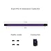 Antec Mod Sleeved Power Supply Cable Extension Kit ATX/EPS 8-pin PCI-E/6-pin w/Combs Purple UV