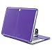 MOSISO Compatible with MacBook Air 13 inch Case A1369 A1466 Older Version 2010-2017 Release, Premium PU Leather Case Book Folio Protective Stand Cover Sleeve, Ultra Violet