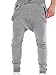 XTX Men's Drawstring Drop Crotch Dance Punk Cotton Long Pants
