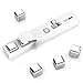 Aerb Set of 4 Stainless Steel Chilling Ice Cubes Reusable for Whiskey Wine Beverage
