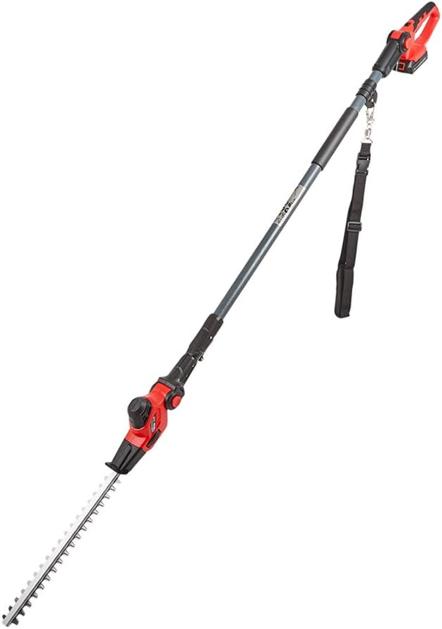 Taille-haie Télescopique Sans Fil FOONNUN 20V - Perche Réglable 1.9-2.4m - Lame 41cm - Batterie Incluse
