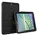 Poetic Galaxy Tab S2 9.7 Case - Poetic [Turtle Skin Series]-[Corner/Bumper Protection][Tactile Side Grip][Sound-Amplification][Bottom Air Vents] Protective Silicone Case Black