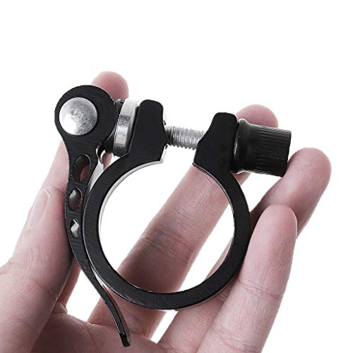 Lergo Aluminum Alloy Seatpost Clamp Quick Release Cycling MTB Bicycle Seat Clamp 34.9mm Internal Diameter Bike Part
