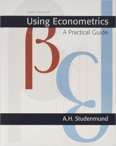 Using Econometrics: A Practical Guide (6th Edition) (Addison-Wesley Series in Economics)