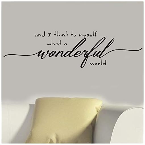 What a Wonderful World Decor What a Wonderful World Sign What a