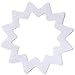 Adhesive Starburst Bath Treads - Clear