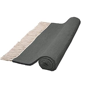 Native Fab Non Slip Yoga Rug Mat Cotton Large 60×182 Centimeter Gym Fitness Workout Mat for Hot Yoga Pilates Power Yoga