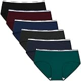 INNERSY Womens Cotton Sporty Underwear Hipster