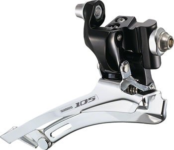 SHIMANO FD-5700 105 Double Front Derailleur (Braze On, Black)