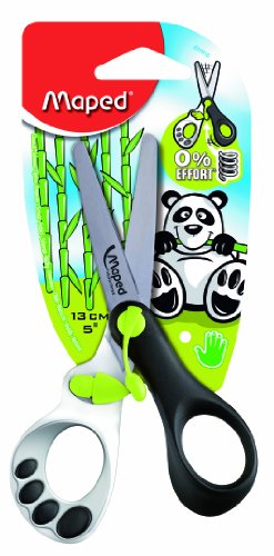 Maped Koopy Spring-Assisted Educational Scissors 5 Inch, Assorted Colors (470249)