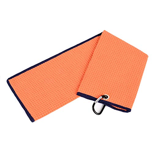 image for Mile High Life Tri-fold Golf Towel | Premium Microfiber Fabric | Waffl