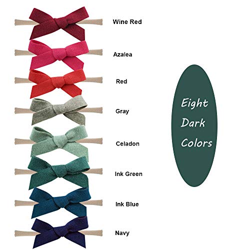 image for Baby Nylon Headbands Hairbands Hair Bow Elastics for Baby Girls Newbor