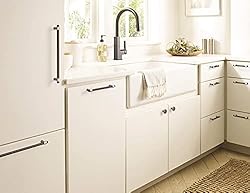 Amerock | Cabinet Pull | Matte Black/Satin Nickel