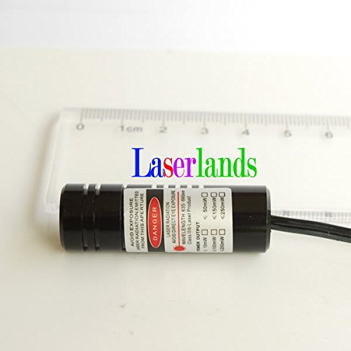 Focusable 405nm 50mW Violet Blue Laser Diode Module Lazer Dot with w/ Adapter 5V