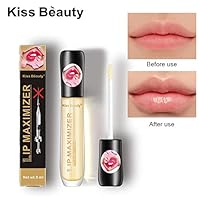 SHENGNONG Lip Plumper Lip Maximizer Transparent Lips Gloss, Fresh and Full Watery The Lips