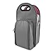 Grey Metropolitan 2-Bottle Tote
