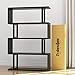 Tribesigns 4 Shelf Bookcase Modern Bookshelf, 4-Tier Display Shelf Storage Organizer for Living Room, Home Office, Bedroom (Black)