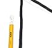 2 pair pack round Black w/Black proTOUGH Heavy Duty 6mm thick 3/16 Kevlar Reinforced boot laces shoelaces