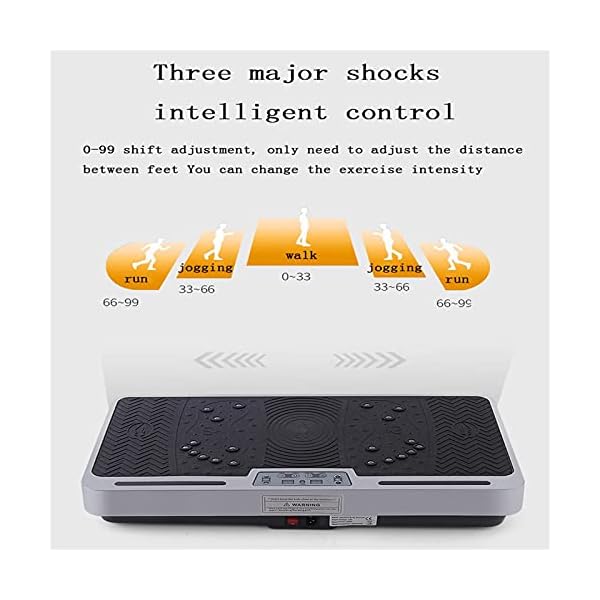 Vibration Exercise Machine, Vibration Plate With Bluetooth Speaker, 6 Program Modes, 2 Resistance Bands, Remote Control, Vibrating Home Power Plate Fitness Trainer For Weight Loss.