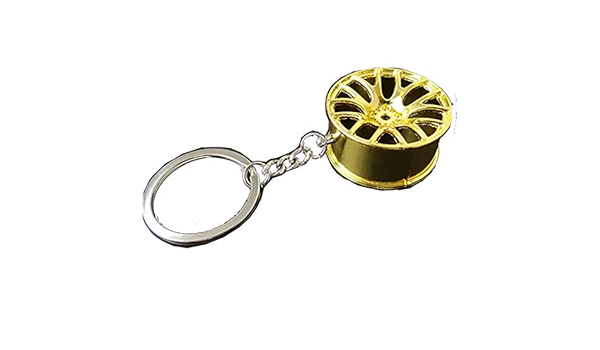 BBSG) Llavero LLanta Motorsport Tipo BBS CHR en Color Dorado ...