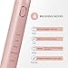 Electric Toothbrush Rechargeable Sonic Toothbrush for Adults,Smart Timer,Wireless Inductive Charging,4 Optional Cleansing Modes Travel Electric Toothbrush with 2 Replacement Brush Heads by Phniti