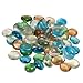 Crafters Square Mixed-Color Glass Accent Gems, 2-14-oz. Bags