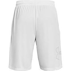 Under Armour Mens Tech Graphic Short , White