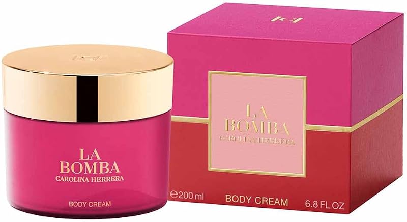 La Bomba Luxury Body Cream, 200ml, cuidados hidratantes ricos em embalagem elegante com detalhes dourados