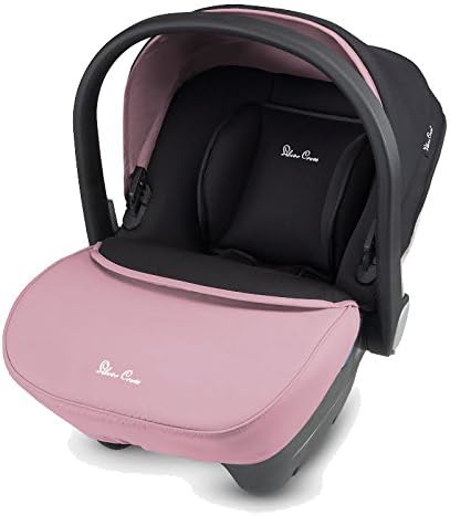 pink silver cross car seat