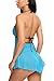 Avidlove Women Sexy Lingerie Mesh Outfits Tie Front Chemises Mini Teddy