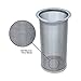 Mason Jar Cold Brew Infuser Filter | Coffee and Tea Maker | At Home Infuser for Coffee, Fruit Drinks, Nut Milk | Included Spoon | 304 Stainless Steel | 150 Micron Mesh | Fits All Large Mouth Jars