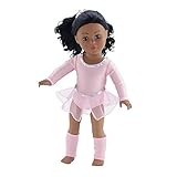 Emily Rose 18 Inch Doll Champion Ballet Skater Outfit | Fits American Girl Doll | Skating Ballet Warm-up