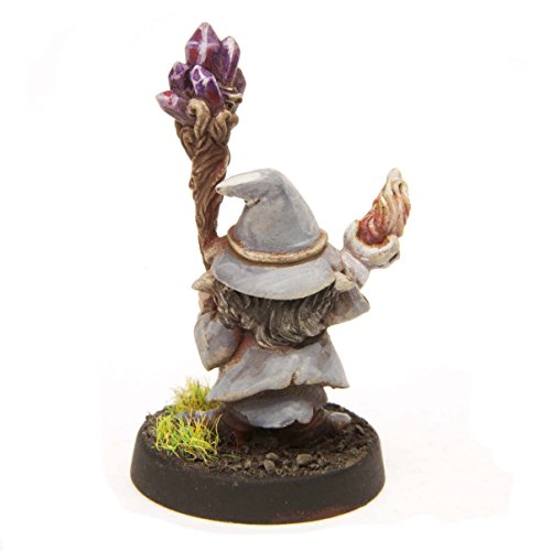 Stonehaven Gnome Wizard Male Miniature - 28mm Table Top Wargame Figure
