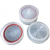10pcs Lab Microporous Membrane Filter Holder - 13mm, 25mm, 50mm Replaceable PP Filter Head(50mm)