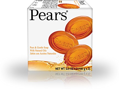 Pears Pure & Gentle Soap with Natural Oils, 3.5 oz bars, 3 ea