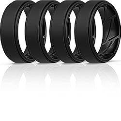 ThunderFit Silicone Wedding Ring for Men
