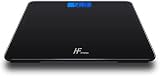 HomeFashion HFitness 28x28 cm Digital Bathroom Scale 180 KG Backlit view 2