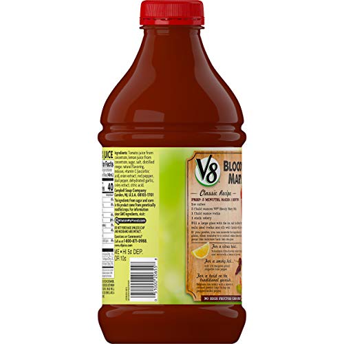 V8 BLOODY MARY MIX, 46 OZ. BOTTLE
