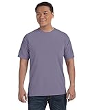 Comfort Colors 6.1 oz. Ringspun Garment-Dyed T-Shirt, Large, WINE