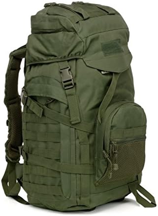 Campeador Military Army Assault Pack Tactical Combat Trekking Rucksack Backpack Bag 50L (Olive)