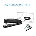 Stapler, OG-EVKIN 360 Degree Rotatable Staplers, 20 Sheet Capacity with 1000 Staples, Black
